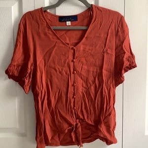 Blue Rain Short Sleeve Blouse